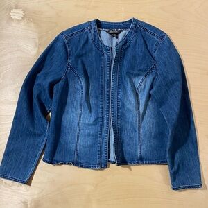Baccini Dark Blue Jean Jacket PXL (PX)